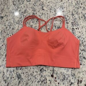lululemon like a cloud ribbed longline sports bra